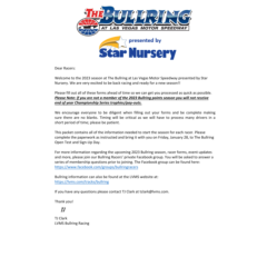 2023 Bullring Registration Packet